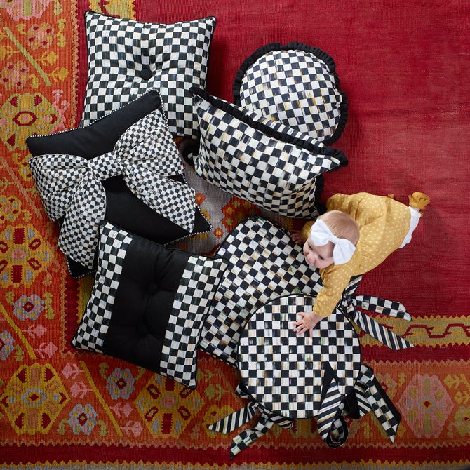 Courtly Check Chair Cushion image number 1