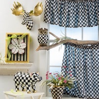 Courtly Check Cafe Curtains, Set of 2