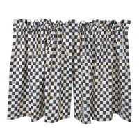 Courtly Check Cafe Curtains, Set of 2