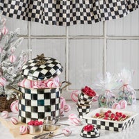 Courtly Check Cafe Valance