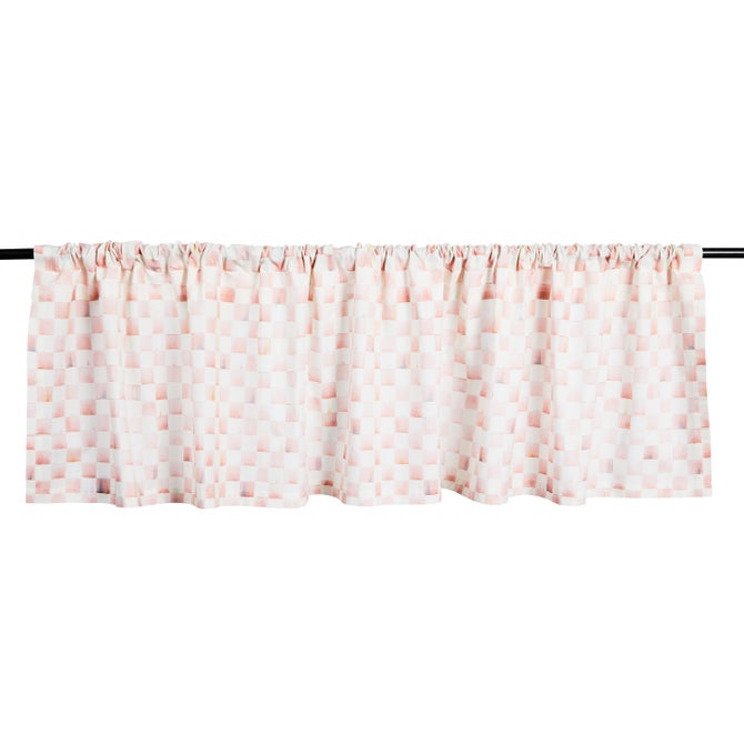 Rosy Check Cafe Valance image number 0