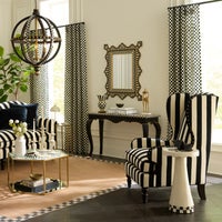 Courtly Check Curtain Panel