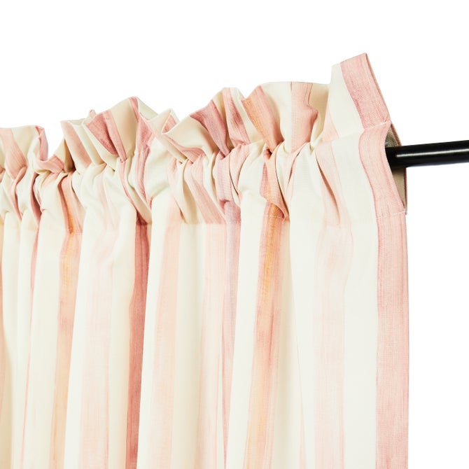 Rosy Stripe 84" Curtain Panel image number 3