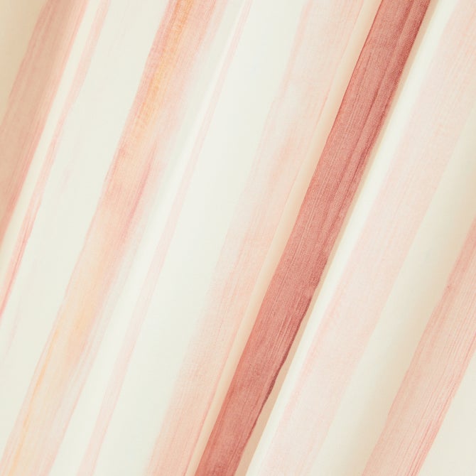Rosy Stripe 84" Curtain Panel image number 2