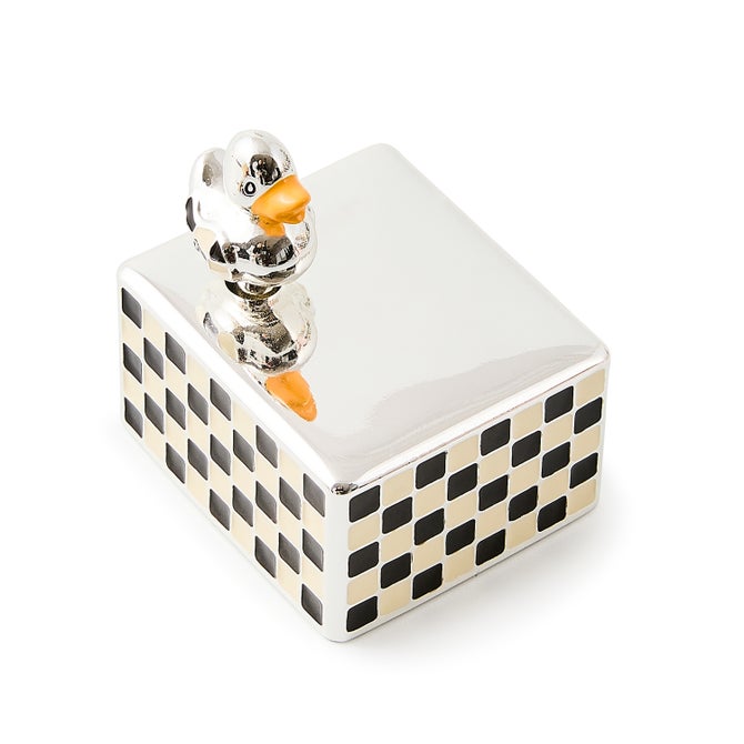 Duck Silver Plated Music Box image number 1