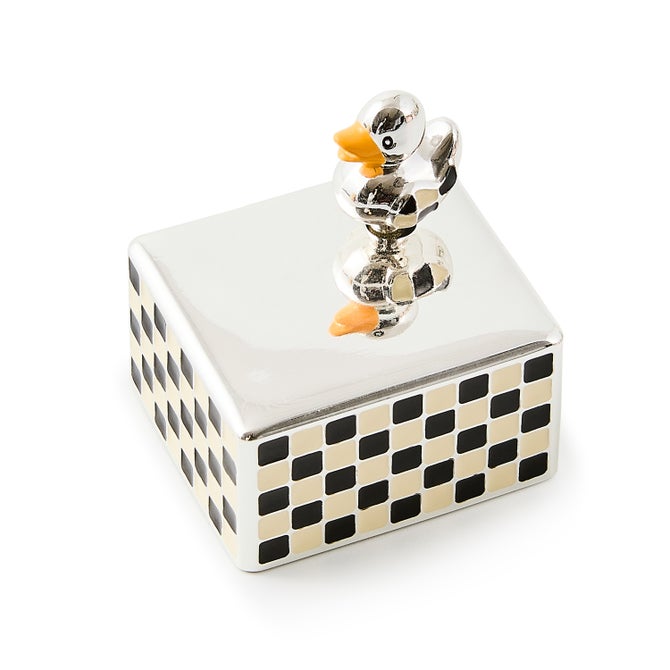 Duck Silver Plated Music Box image number 0
