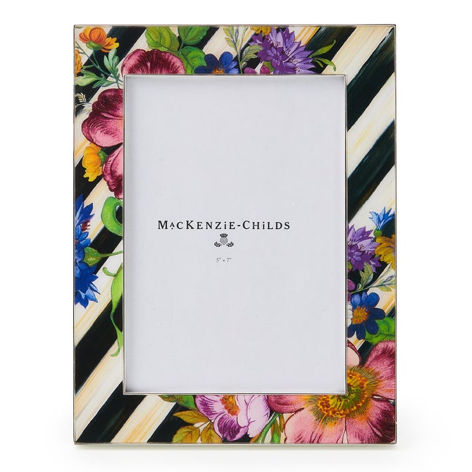 Flower Market Silver Plated 5"x7" Frame image number 0