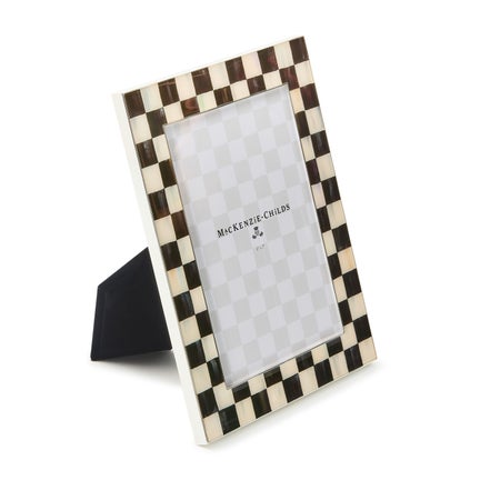 Courtly Check Silver Plated 5" x 7" Frame