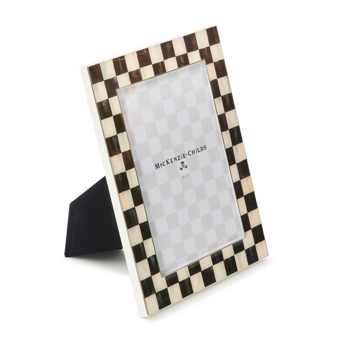 Courtly Check Silver Plated 5" x 7" Frame image number 1