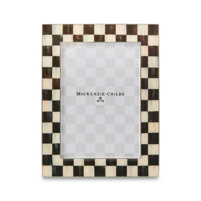Courtly Check Silver Plated 5" x 7" Frame image number 0