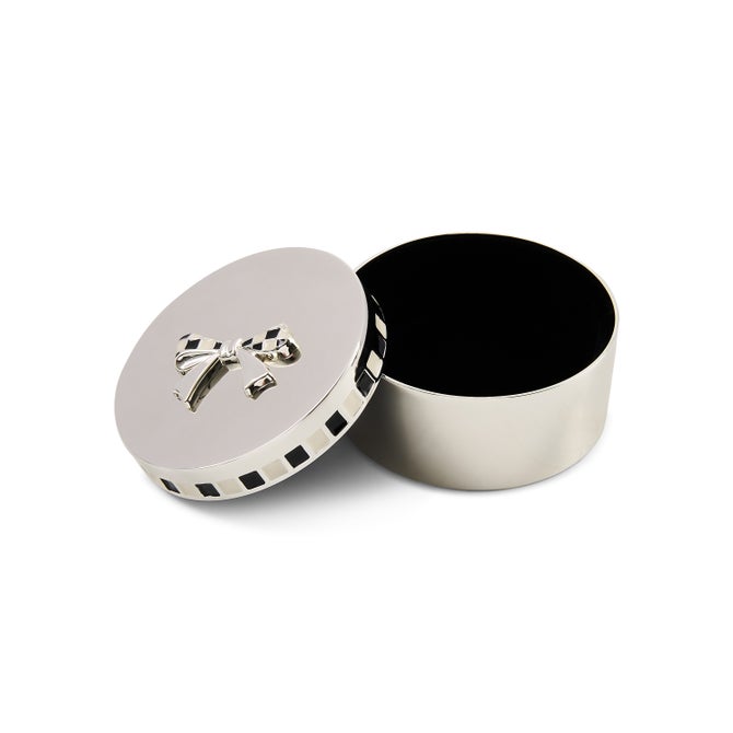 Celebrate Silver Plated Bow Trinket Box image number 2