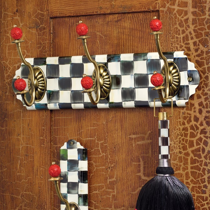 Courtly Check Triple Wall Hook image number 1