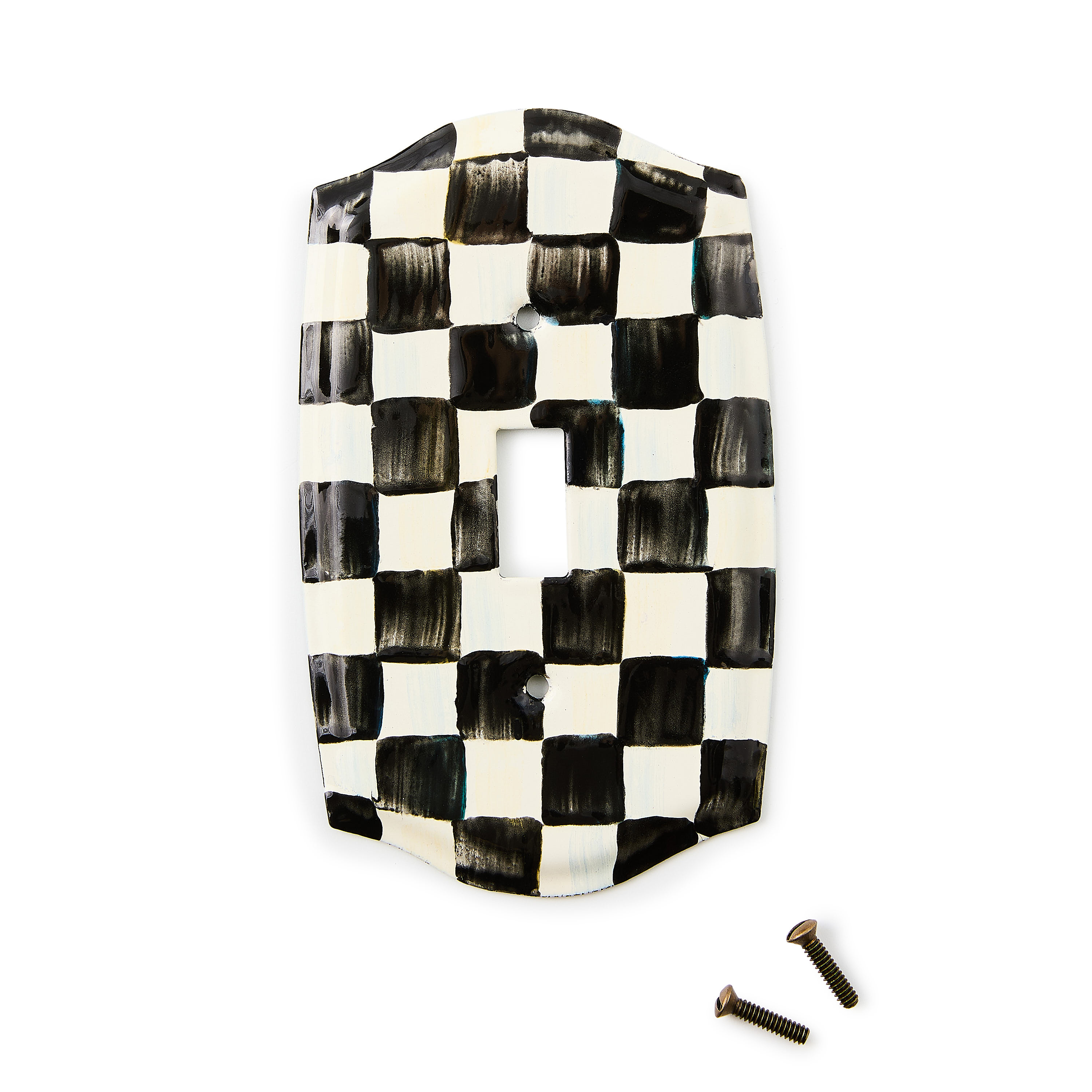 MacKenzie-Childs | Courtly Check Single Toggle Switch Plate