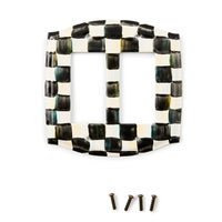 Courtly Check Double Rocker Switch Plate
