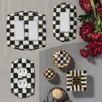 Courtly Check Double Outlet Cover