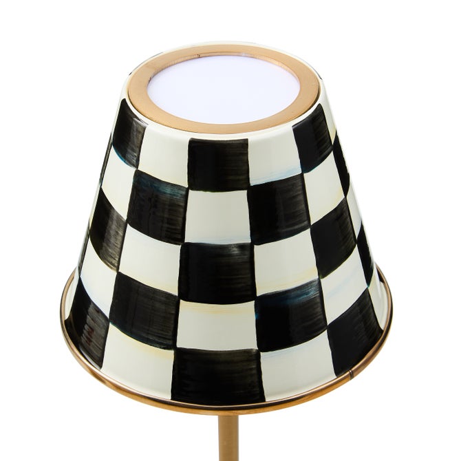 Courtly Check LED Rechargeable Cafe Table Lamp image number 2