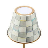 Sterling Check LED Rechargeable Cafe Table Lamp