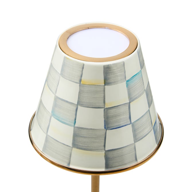 Sterling Check LED Rechargeable Cafe Table Lamp image number 3