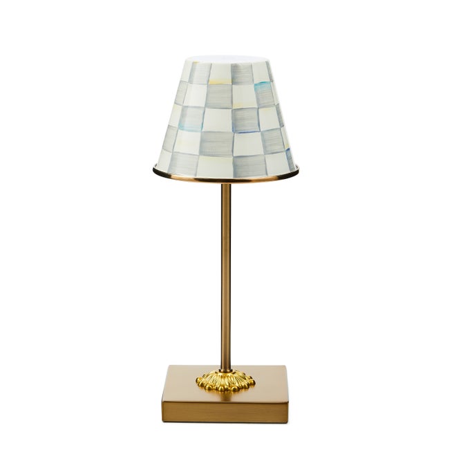 Sterling Check LED Rechargeable Cafe Table Lamp image number 0