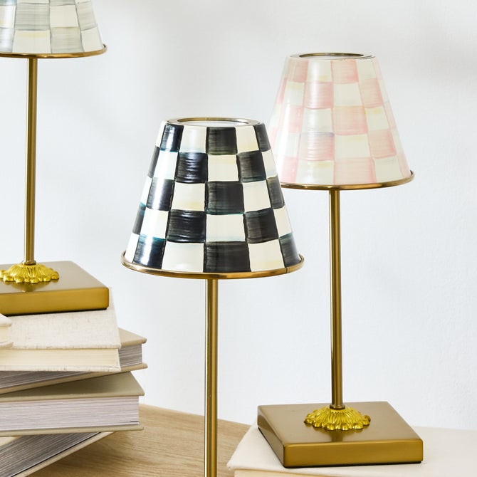 Rosy Check LED Rechargeable Cafe Table Lamp image number 4
