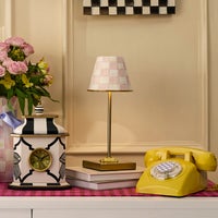 Rosy Check LED Rechargeable Cafe Table Lamp