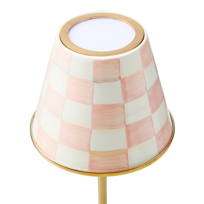 Rosy Check LED Rechargeable Cafe Table Lamp image number 2