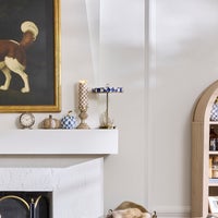 Royal Check LED Rechargeable Disk Table Lamp