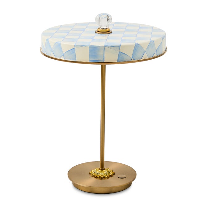 Sky Check LED Rechargeable Disk Table Lamp image number 0