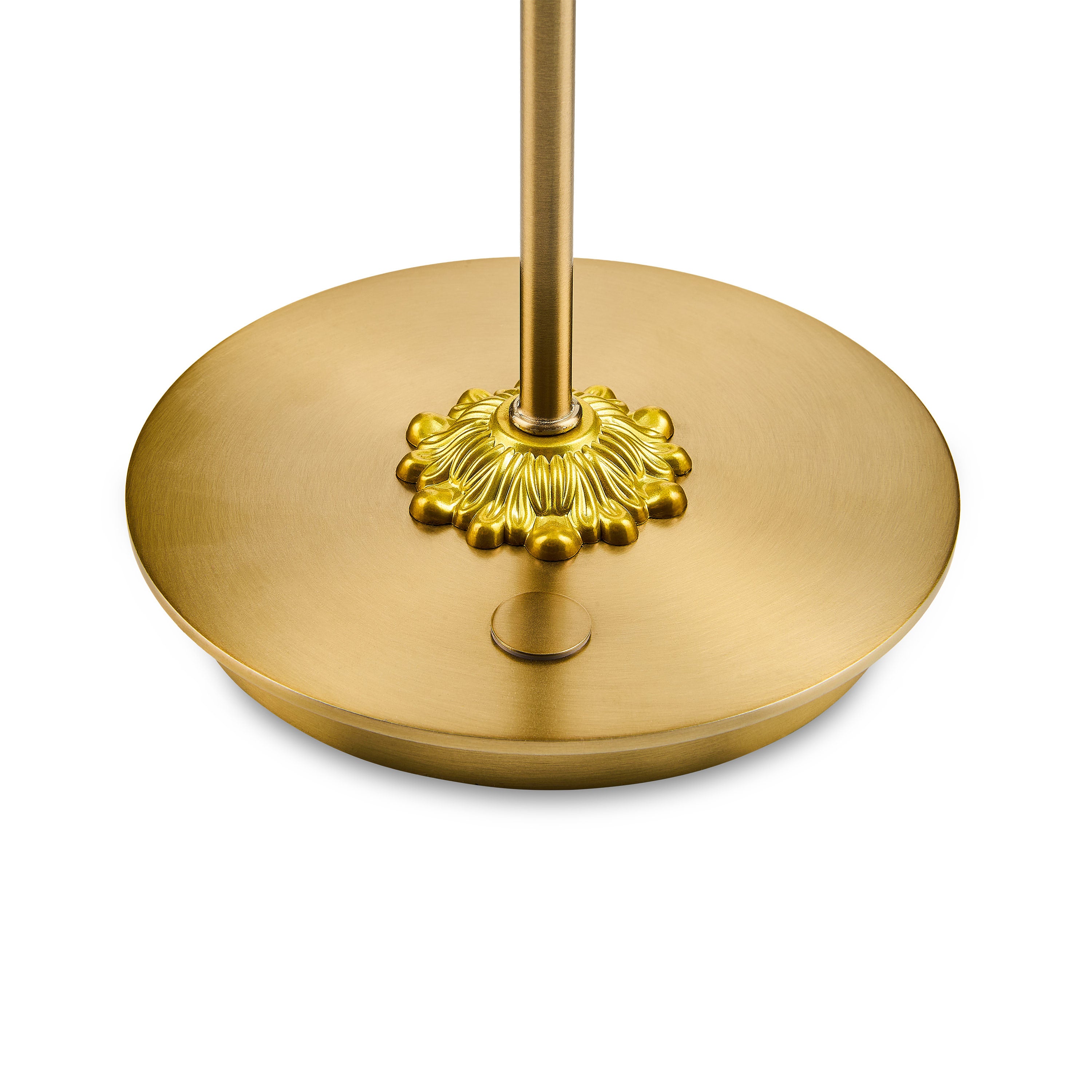 MacKenzie-Childs | Violet Check LED Rechargeable Disk Table Lamp