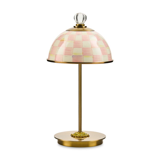 Rosy Check LED Rechargeable Dome Table Lamp image number 0