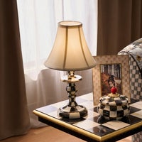 Courtly Check Candlestick Lamp