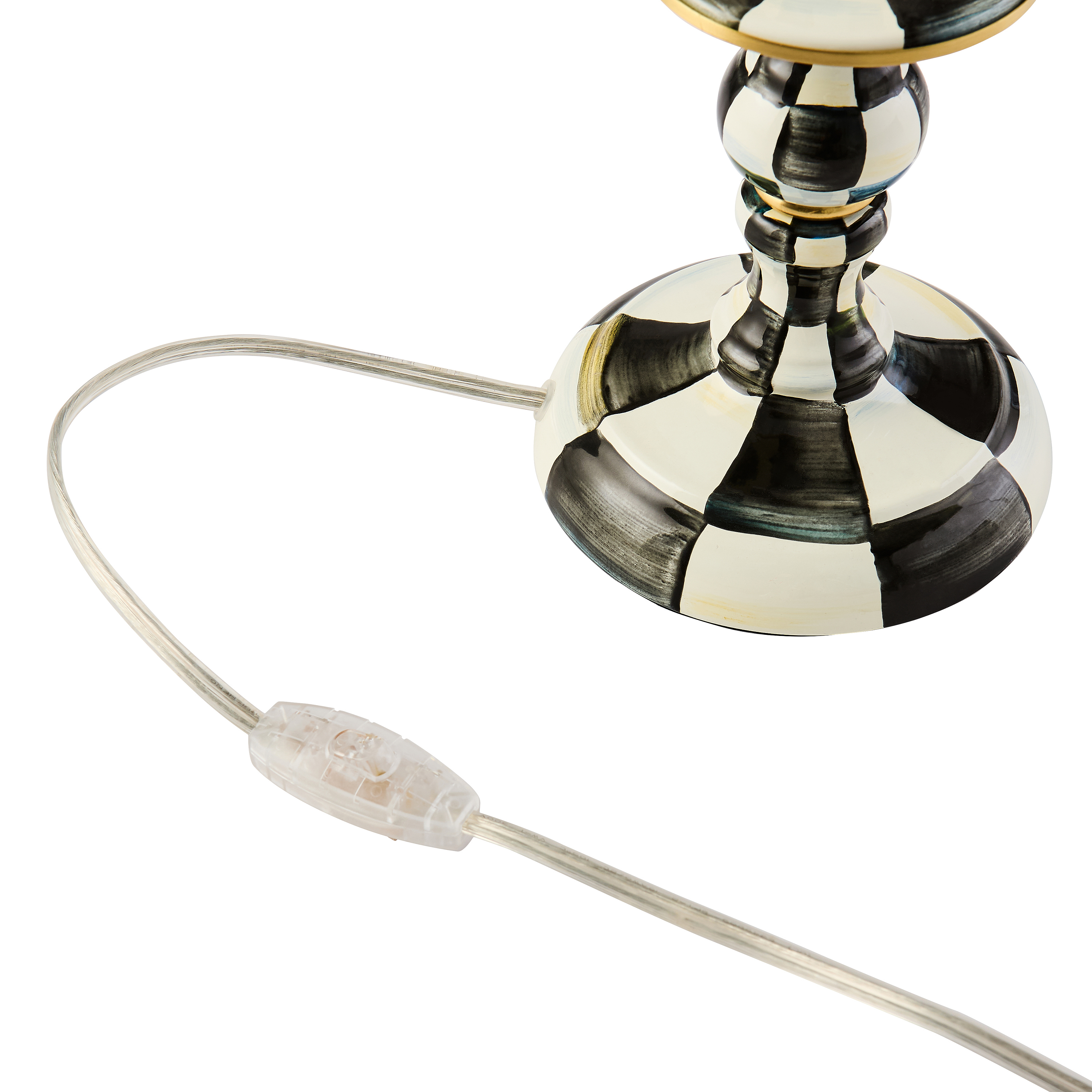 MacKenzie-Childs | Courtly Check Candlestick Lamp