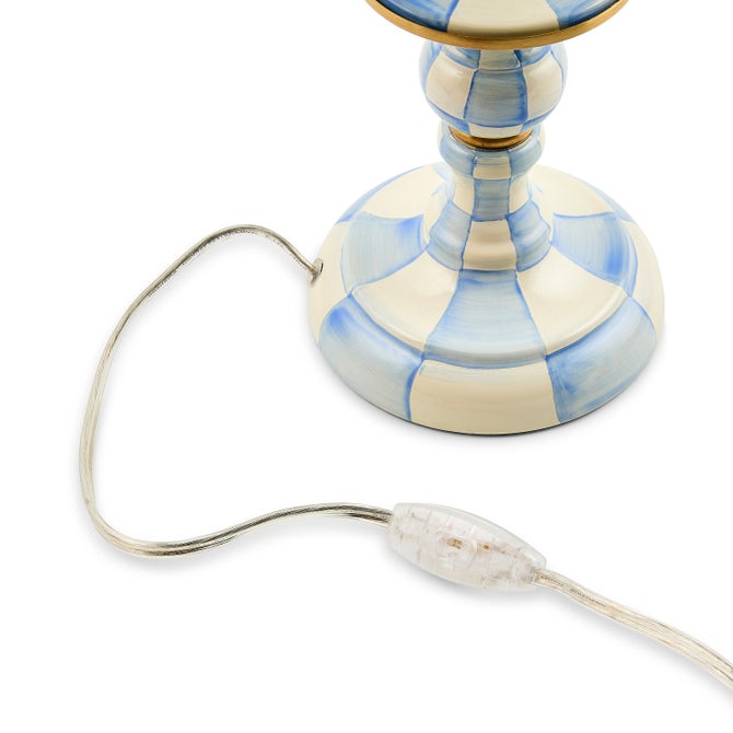 Sky Check Candlestick Lamp image number 2