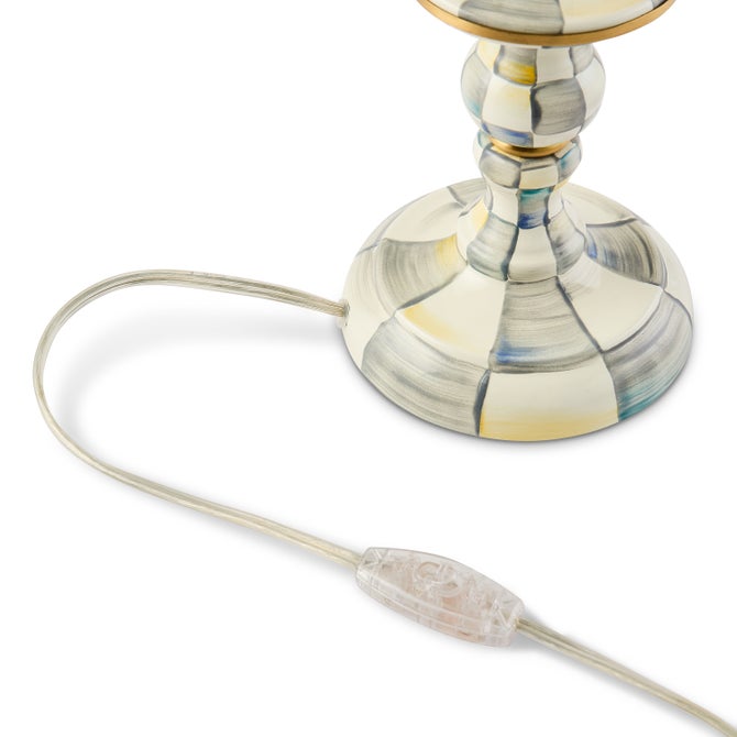 Sterling Check Candlestick Lamp image number 5