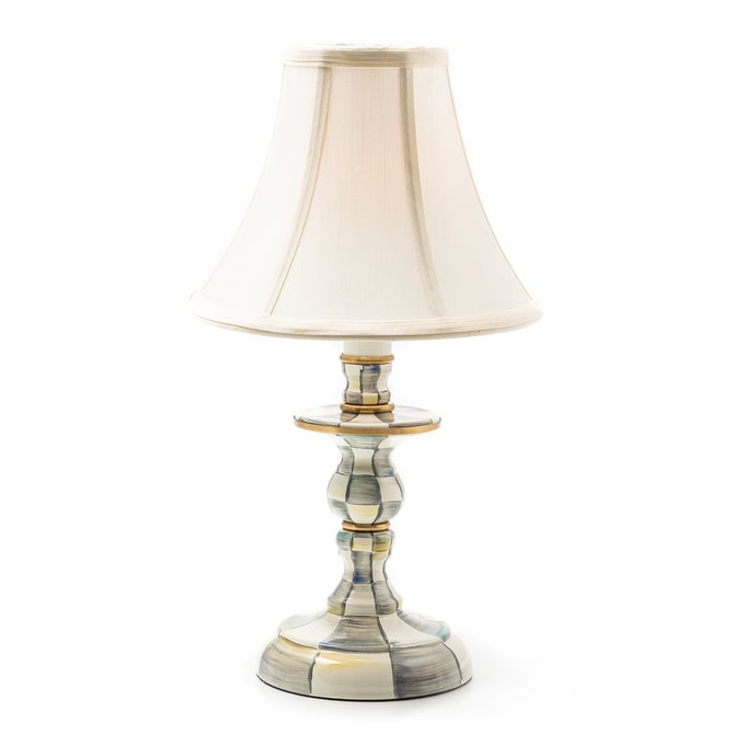 Sterling Check Candlestick Lamp image number 0