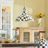 Courtly Check 12" Barn Pendant Lamp