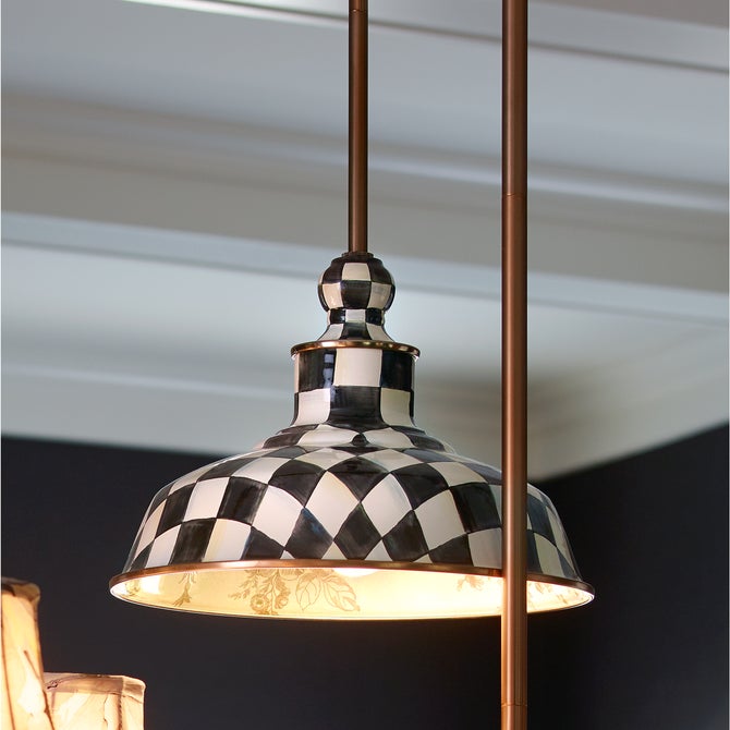 Courtly Check 12" Barn Pendant Lamp image number 4