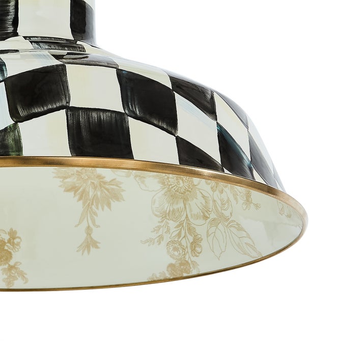 Courtly Check 12" Barn Pendant Lamp image number 9