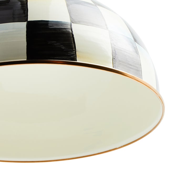 Courtly Check 12" Dome Pendant Lamp image number 2