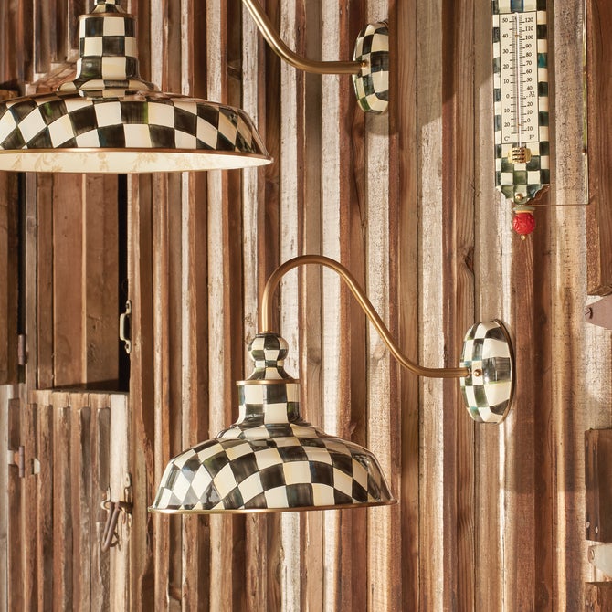 Courtly Check 12" Barn Sconce image number 4