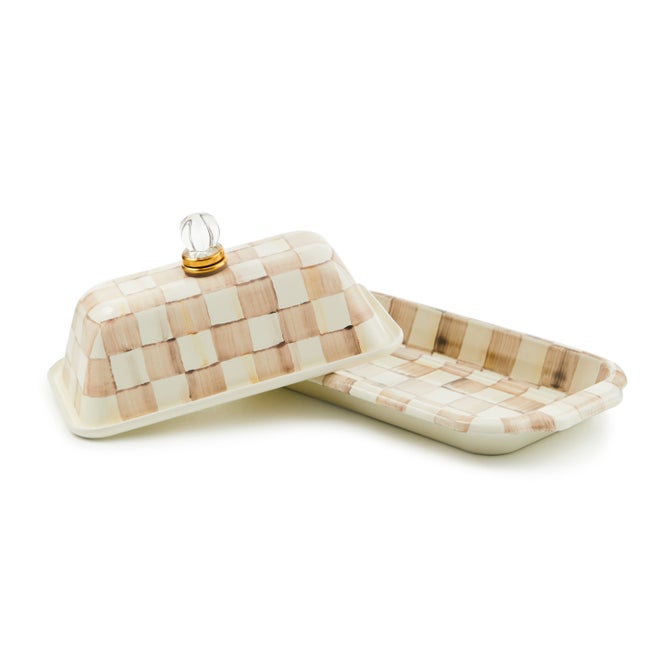 Mocha Check Butter Box image number 3