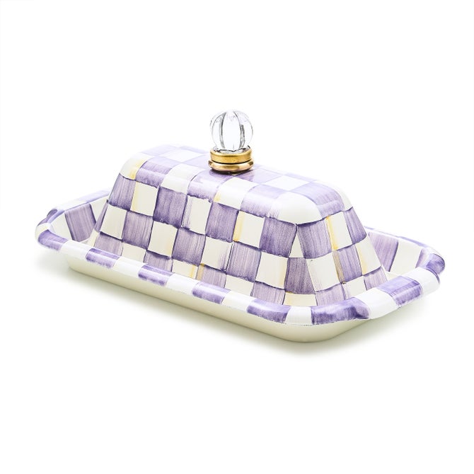 Violet Check Butter Box image number 2