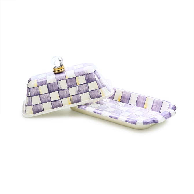 Violet Check Butter Box image number 3