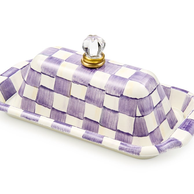 Violet Check Butter Box image number 6