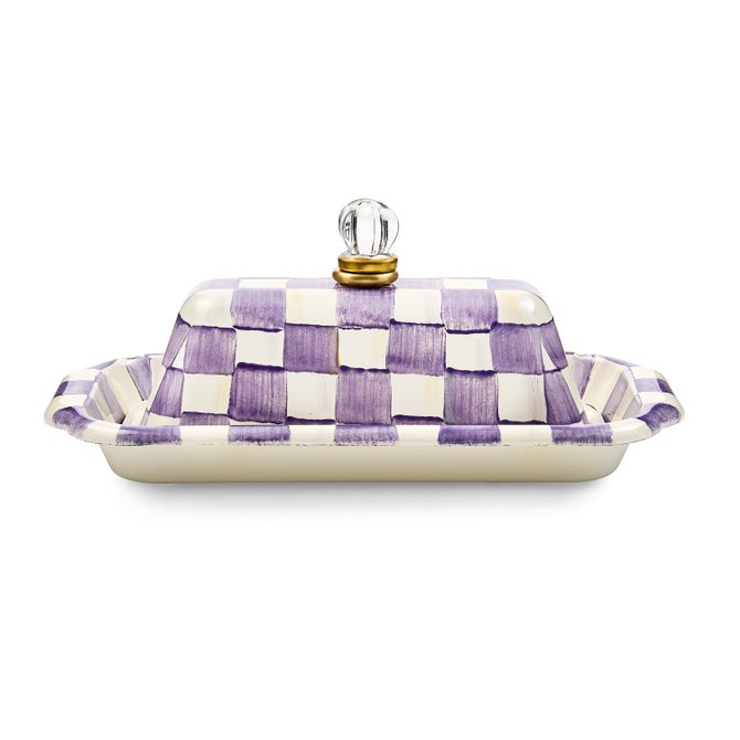 Violet Check Butter Box image number 0