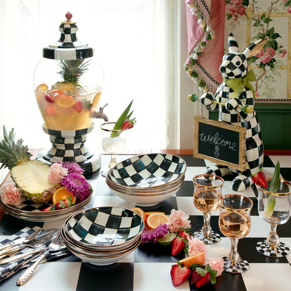 MacKenzie-Childs | Courtly Check Beverage Hostess