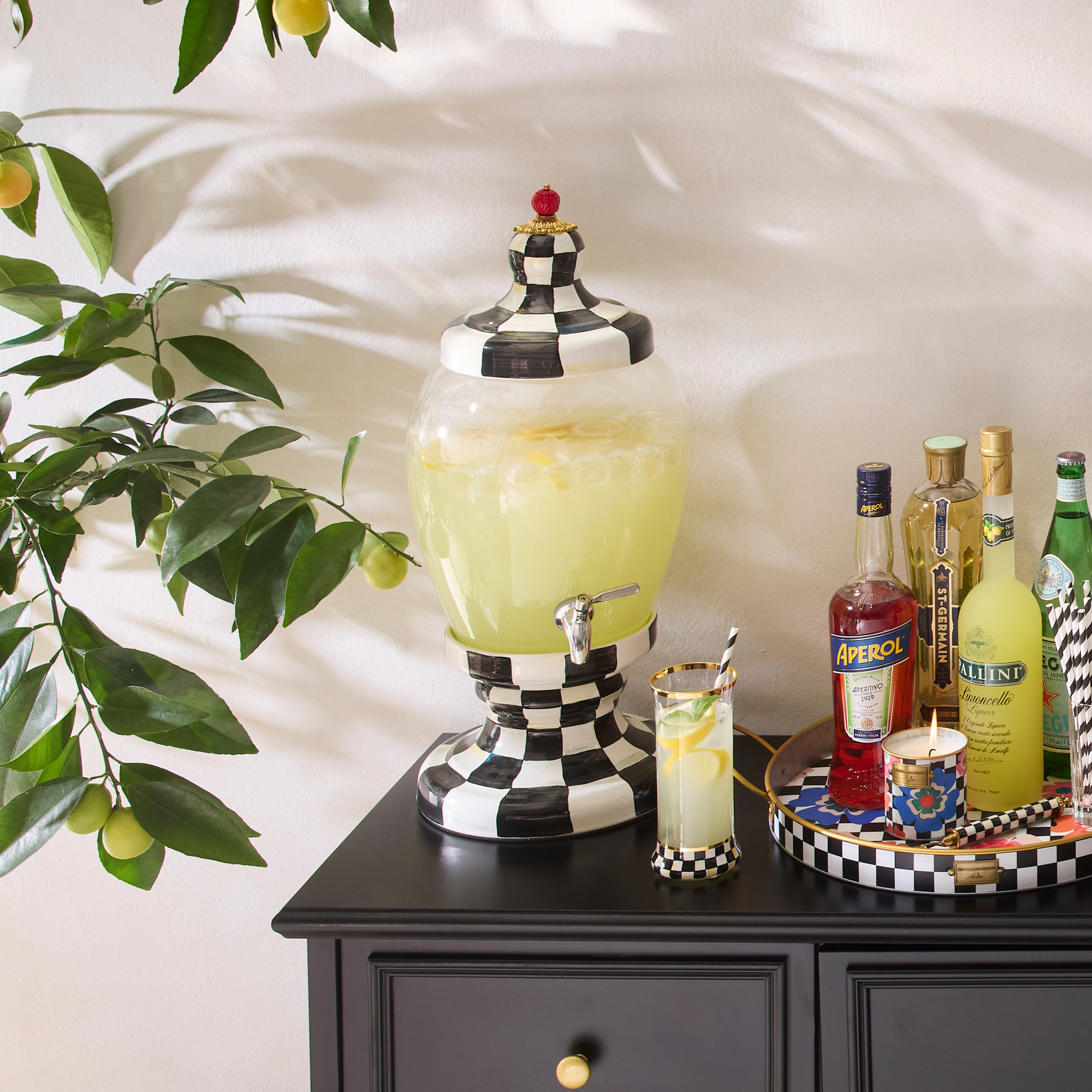 MacKenzie-Childs | Courtly Check Beverage Hostess