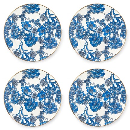 Royal English Garden Chargers, Set of 4