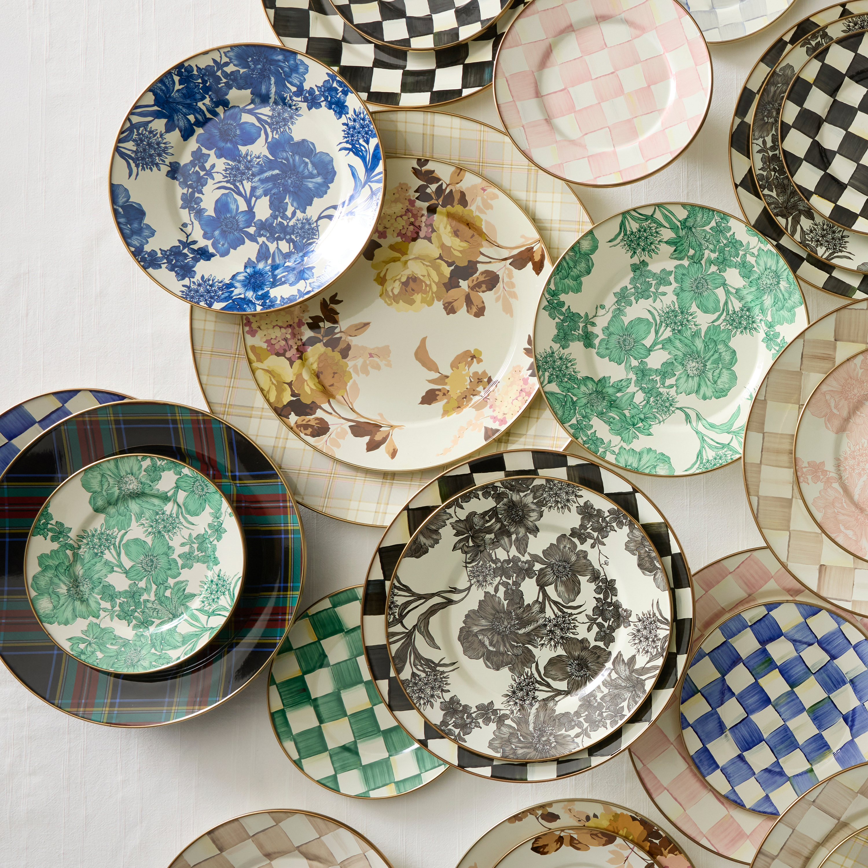 MacKenzie-Childs English Garden Charger Plate - Thumbnail 5