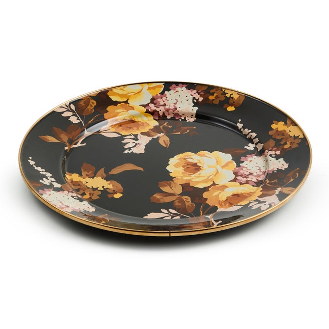 Wild Rose Brown Charger Plate image number 3